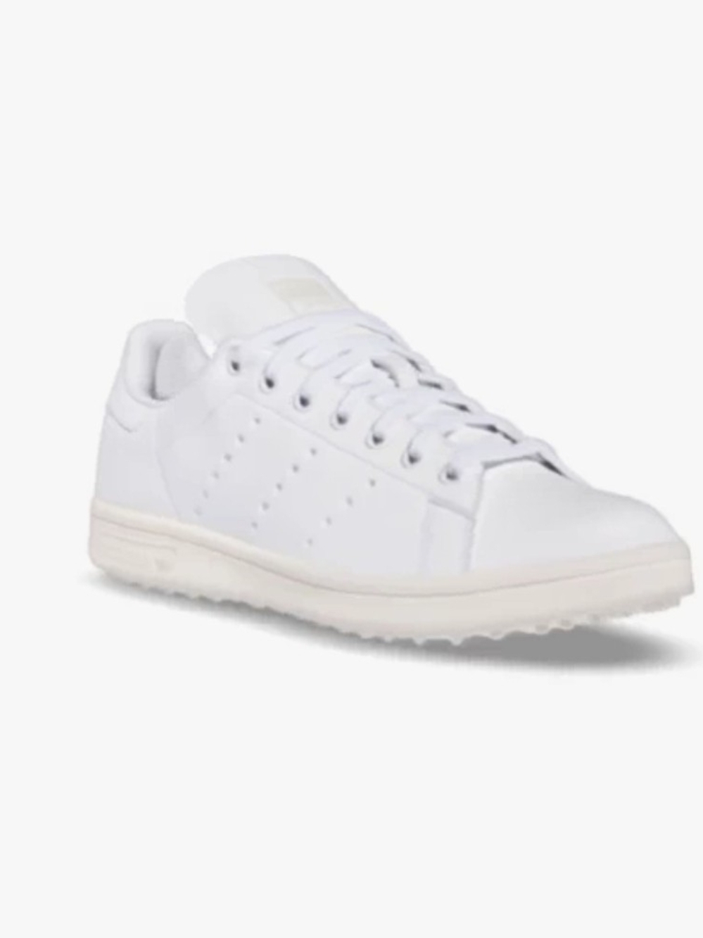 Men's Adidas STAN SMITH Golf Shoe White Off White Size 9  Women's 11  New